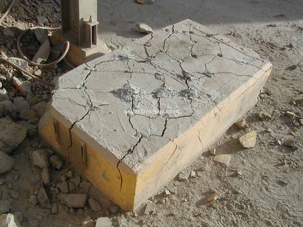 Demolition of Concrete Foundation, Concrete Cutting | Dexpan Project C001