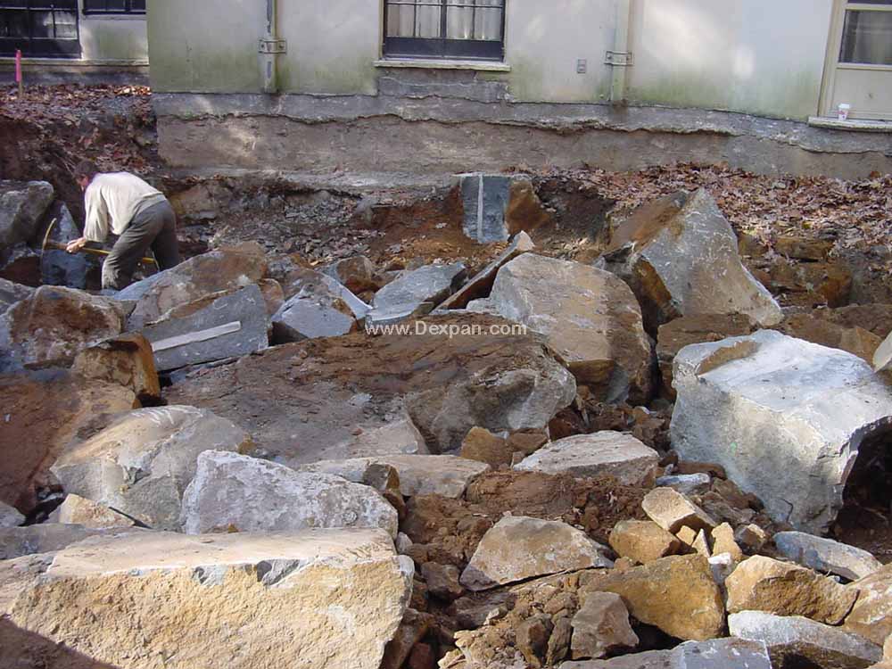 Rock Demolition & Cutting. No Blasting License Needed | Dexpan Project R012