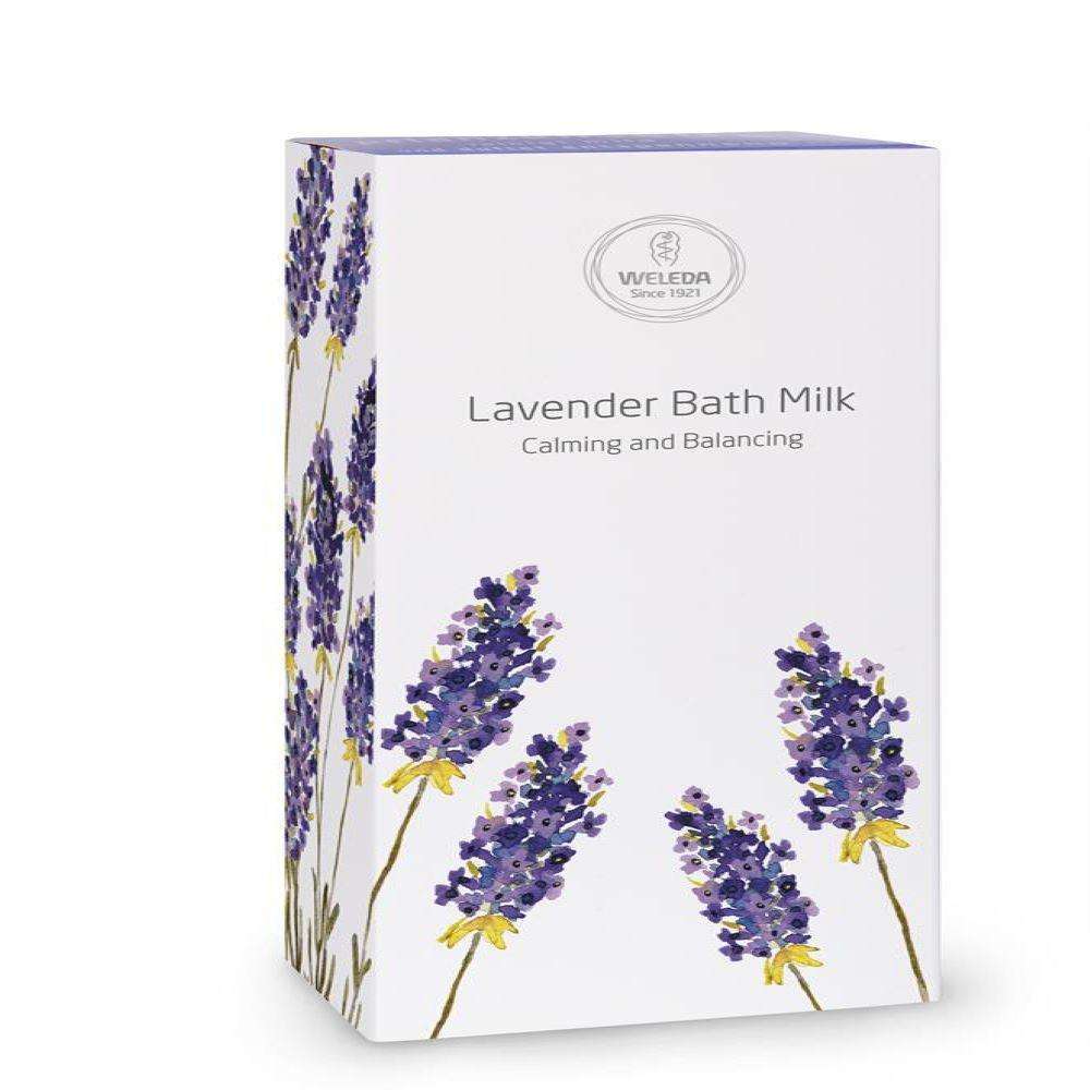 weleda lavender bath milk gift 200ml