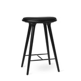 High Stool | Black stained beech | 69 cm