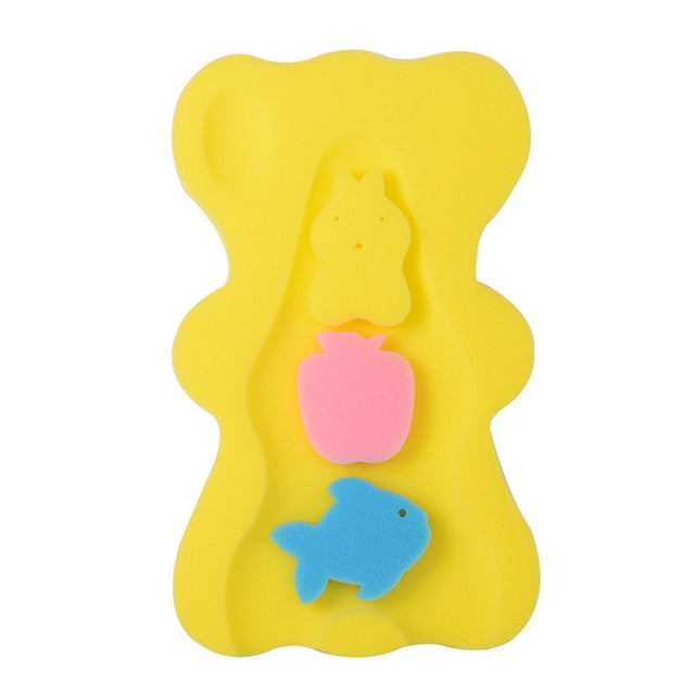 teddy bear sponge baby bath