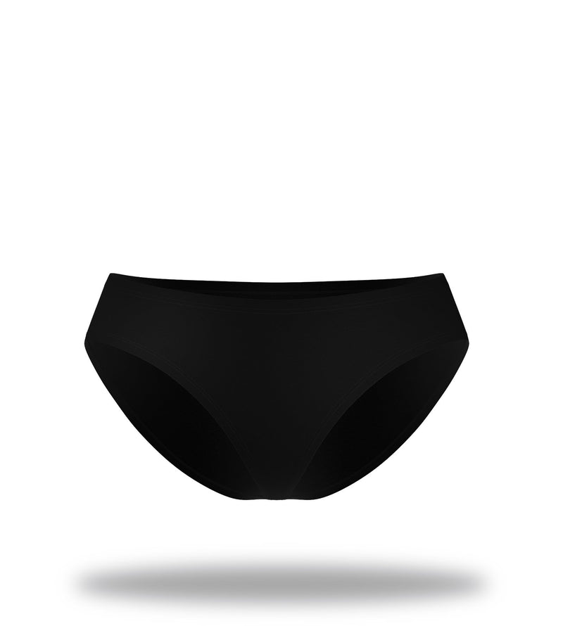 The Solid Black Mega Soft Bikini