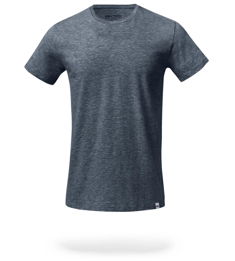 The Solid Charcoal Grey Mega Soft Crew Neck Undershirt