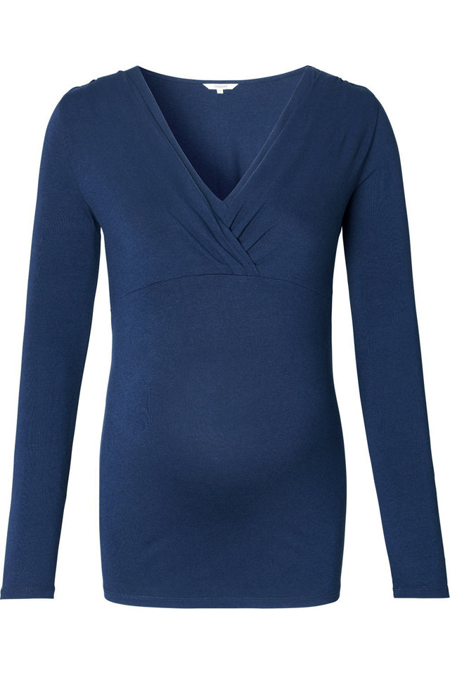 Bluza gravide/alaptare Noppies, bleumarin