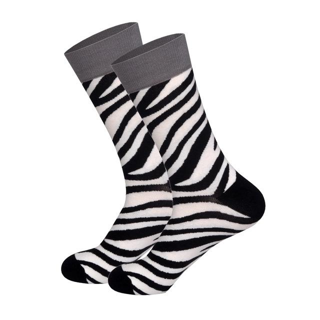 zebra print socks