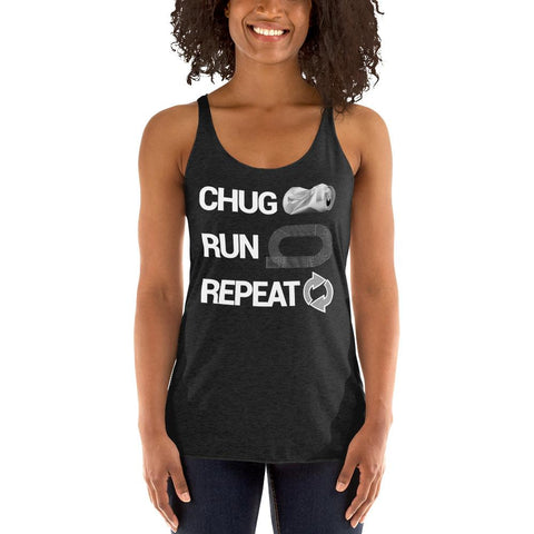 Chug Run Repeat Womens Beer Mile Tank