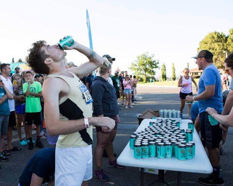 Cody Beer Mile Chug Zone