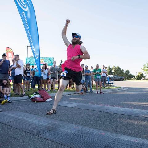 Cody Beer Mile Finish