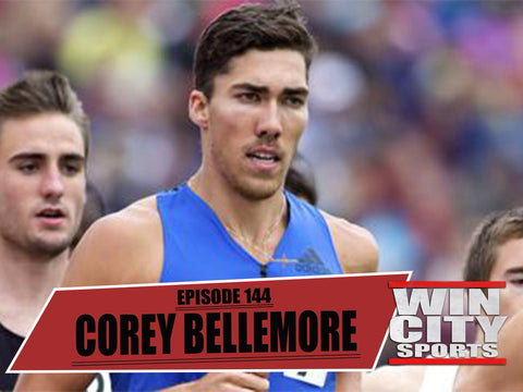 Corey Bellemore beer mile world record holder on WinCity Sports Podcast
