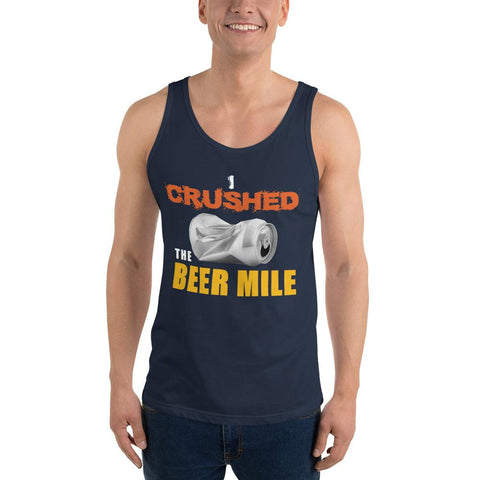 I Crushed the Beer Mile Tank