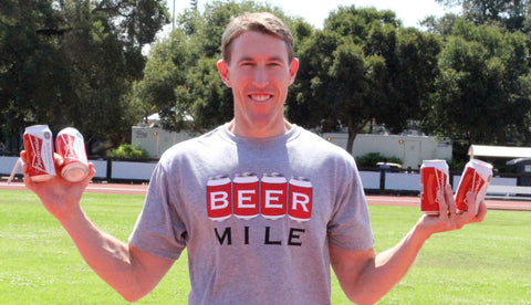 James Nielsen First Sub-5 Beer Mile