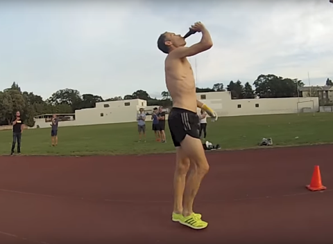 Jim Finlayson Breaks Beer 2-Mile World Record
