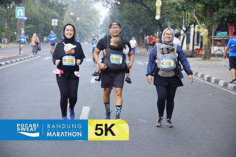 Zakkel Baby Carriers Grid Pocari Sweat Bandung Marathon 5K