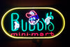 Buddy's Mini Mart custom neon sign