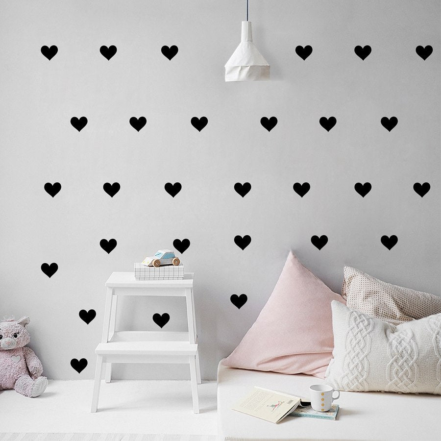 heart wall stickers