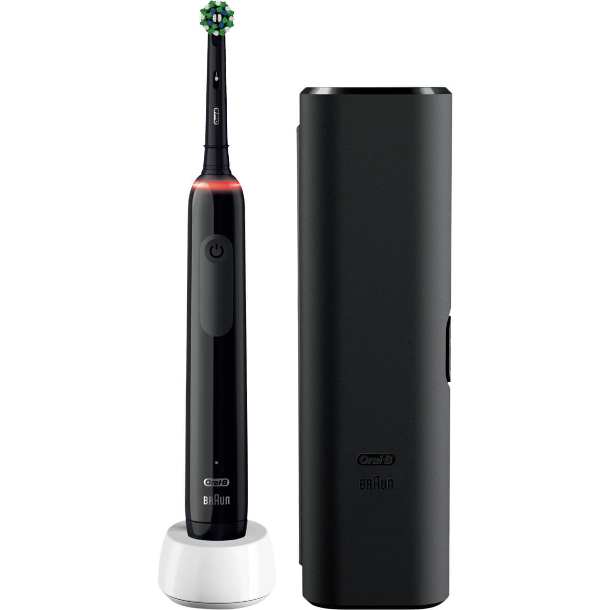 dak Stadion Jolly Oral-B Pro 3 3500 Cross Action Electric Toothbrush + Travel Case - Bla  CurrentBody US