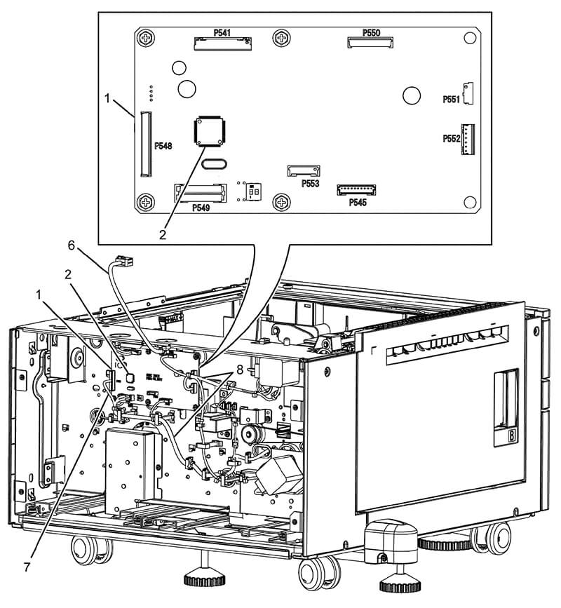 PL 70.90 TTM Electrical for Xerox C7020 C7025 C7030 C7000