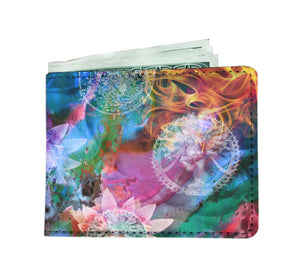 Nirvana With Sacred Geometry Mandalas Wallet