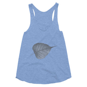 Bodhi Tree Leaf Women's Tri-Blend Racerback Tank