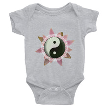 Sacred Geometry Yin & Yang Flower Mandala Infant Bodysuit