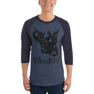 alexanderlawnde Big Garuda 3/4 sleeve raglan shirt