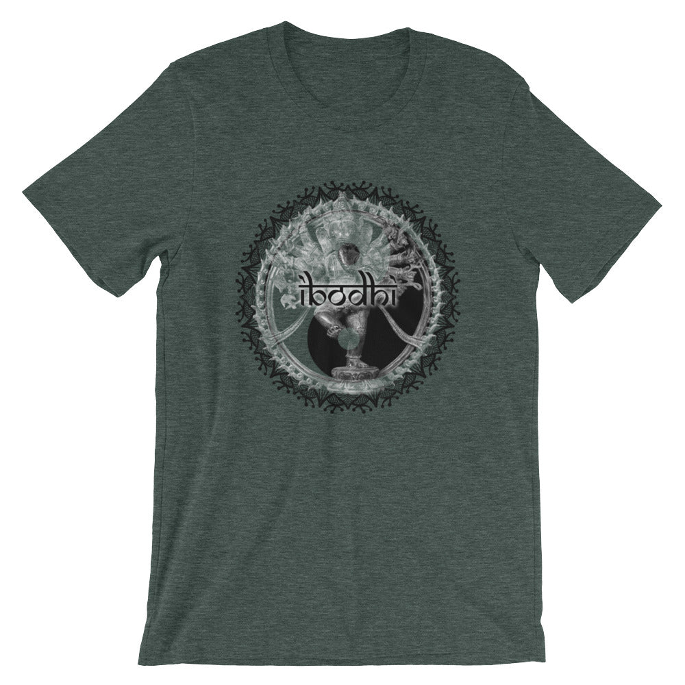 Sacred Geometry Yin Yang Ibodhi Ganesha Mandala Short-Sleeve Unisex T-Shirt