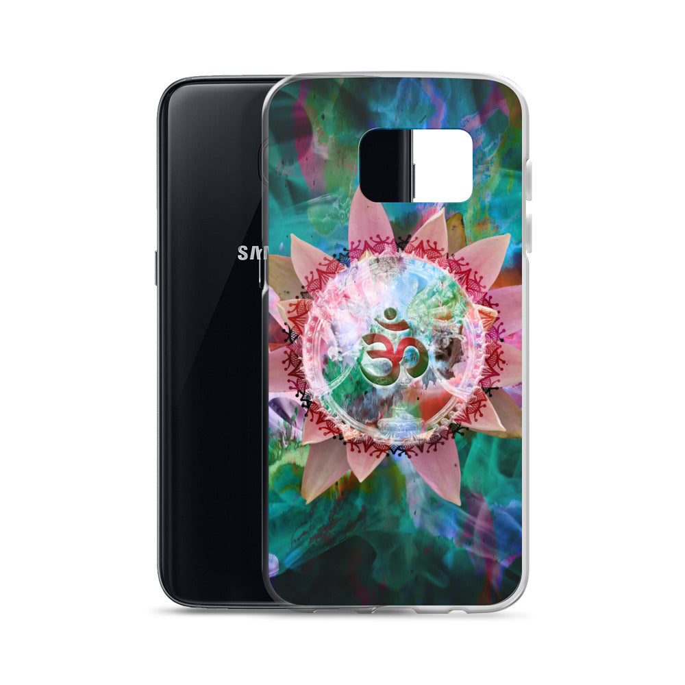 Sacred Geometry Aum Flower Mandala Samsung Case