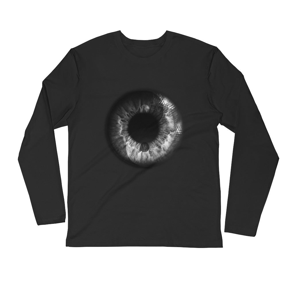 Yin & Yang Eye Long Sleeve Fitted Crew