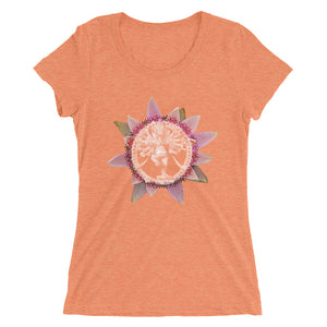 Ganesha Sacred Geometry Flower Mandala Ladies' short sleeve t-shirt