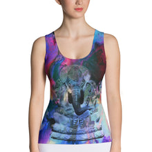 alexanderlawnde Colorful Ganesha with Thai Buddhist Tattoo Tank Top