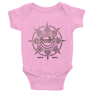 alexanderlawnde Sacred Geometry Thai Buddhist Tattoo Infant Bodysuit