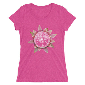 Ganesha Sacred Geometry Flower Mandala Ladies' short sleeve t-shirt