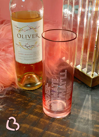 Underestimate Me Drink Glass Home Decor 78