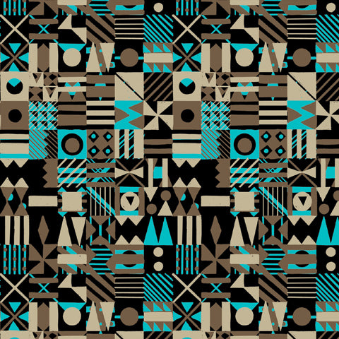 OlaOla x Black Cherry Studios geometric pattern