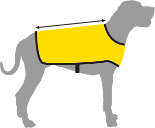 customised dog coat measurement