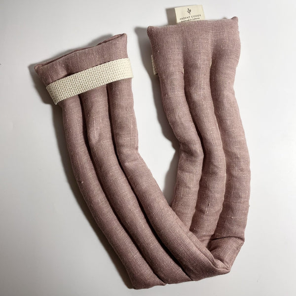 Ardent Goods: Linen Body Comfort Wrap in Shadow Pink