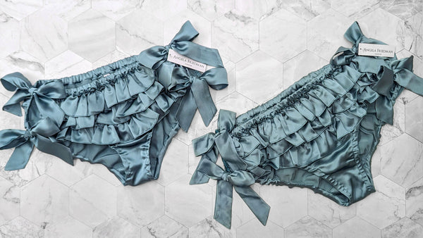 frilly silk knickers