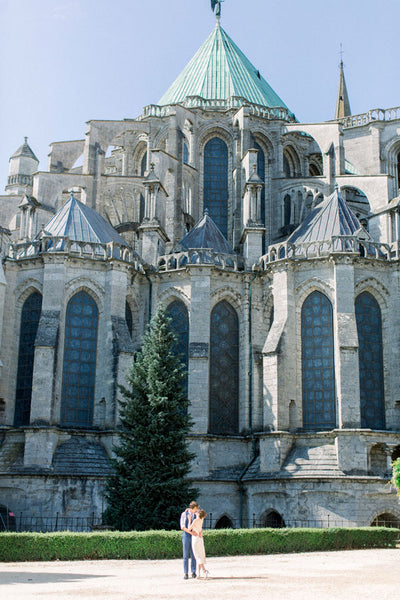 Angela Friedman's honeymoon at Chartres cathedral, photographed by Abby Grace