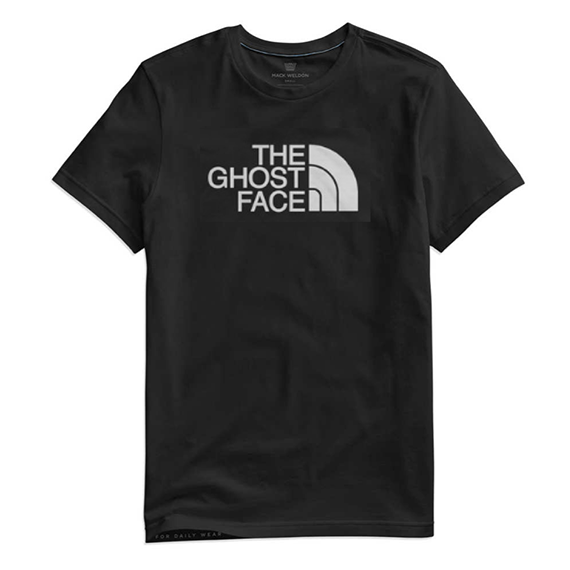 the ghost face north face t shirt