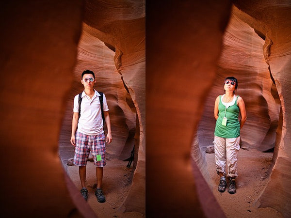 Esther and Jacob in Antelope Canyon