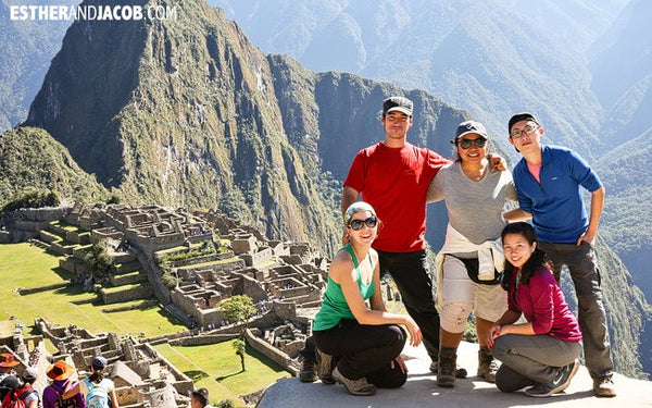 Team Info Cusco in Machu Picchu