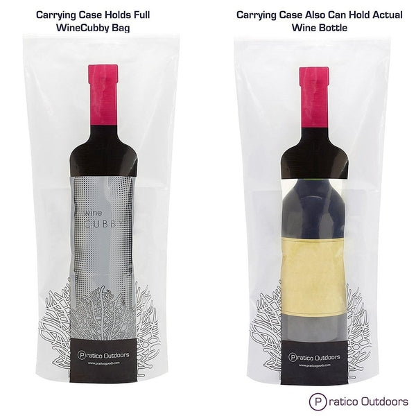 wine cubby folding wine bag