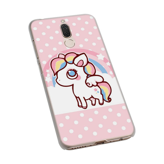 Colorful Rainbow Unicorn Horse Phone Cases Cover For Huawei Nova 2i 3 Nox Cases