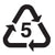 Plastic Recycling Symbol 5