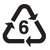 Recycled Plastic Symbol 6