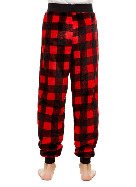 buffalo plaid jogger pants