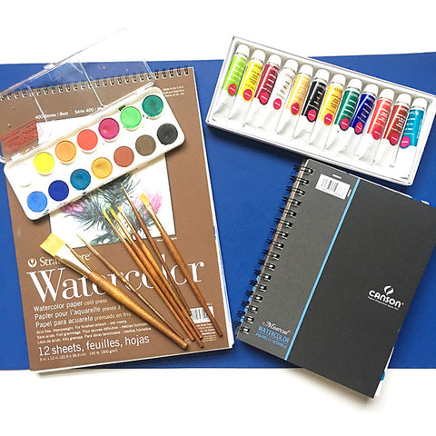 Watercolor supplies