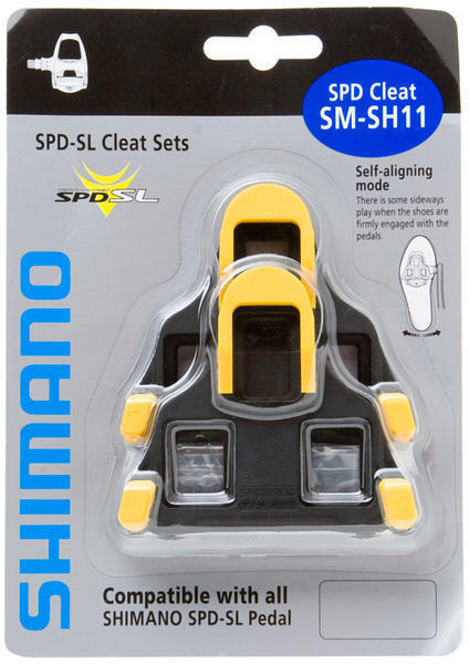 shimano spd sl cleats yellow