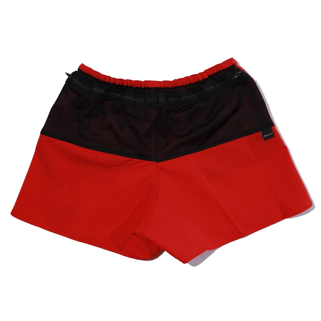 red short pants