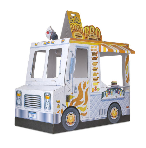 melissa and doug cardboard ice cream truck